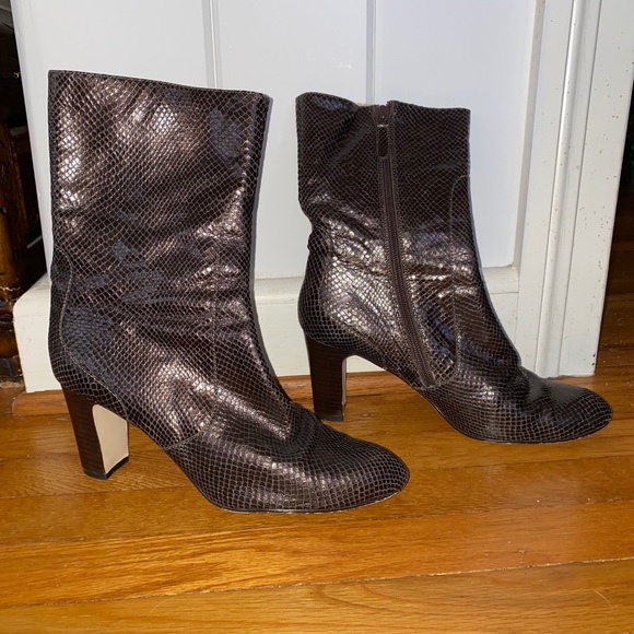 Cole Haan Snakeskin Boots - Picture 1 of 11